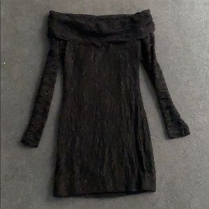 Tadashi Orr the shoulder lace dress